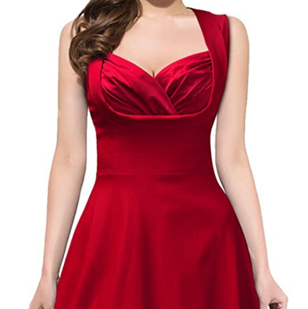 Red pinup dress